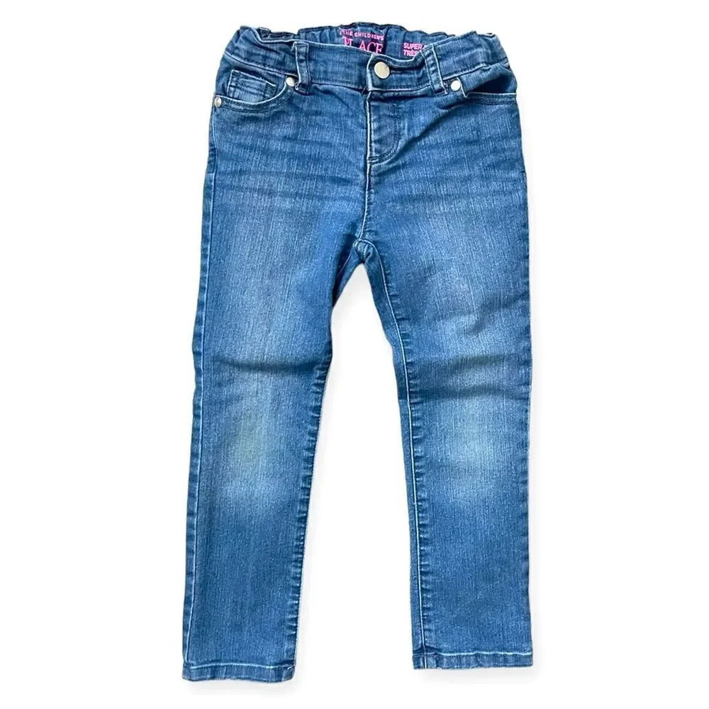 The Children’s Place Toddler Girl’s Super Skinny Adjustable Waist Denim Jeans 5T